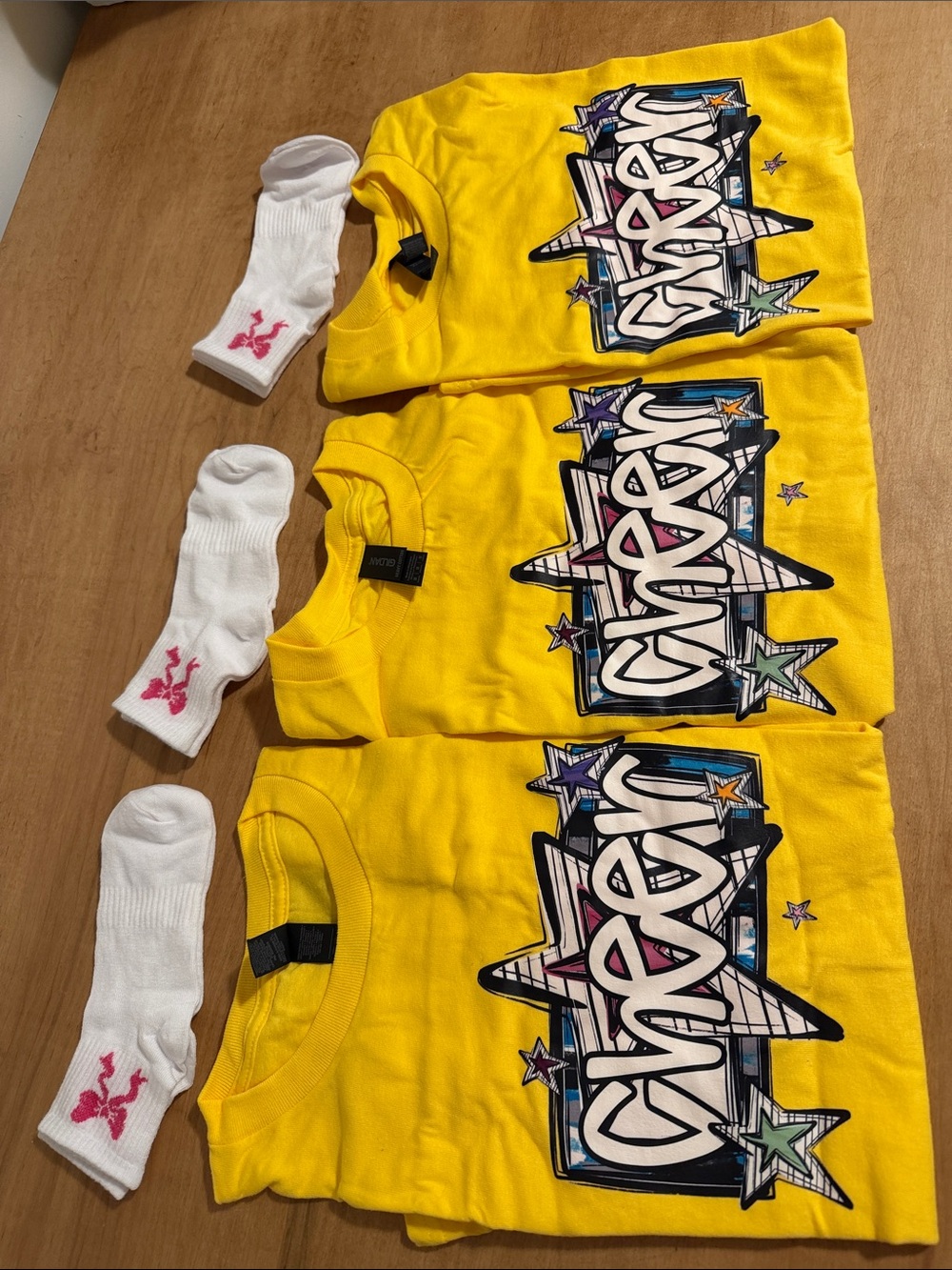 Gildan Yellow Kids' Graphic Tee with Colorful Graffiti Star